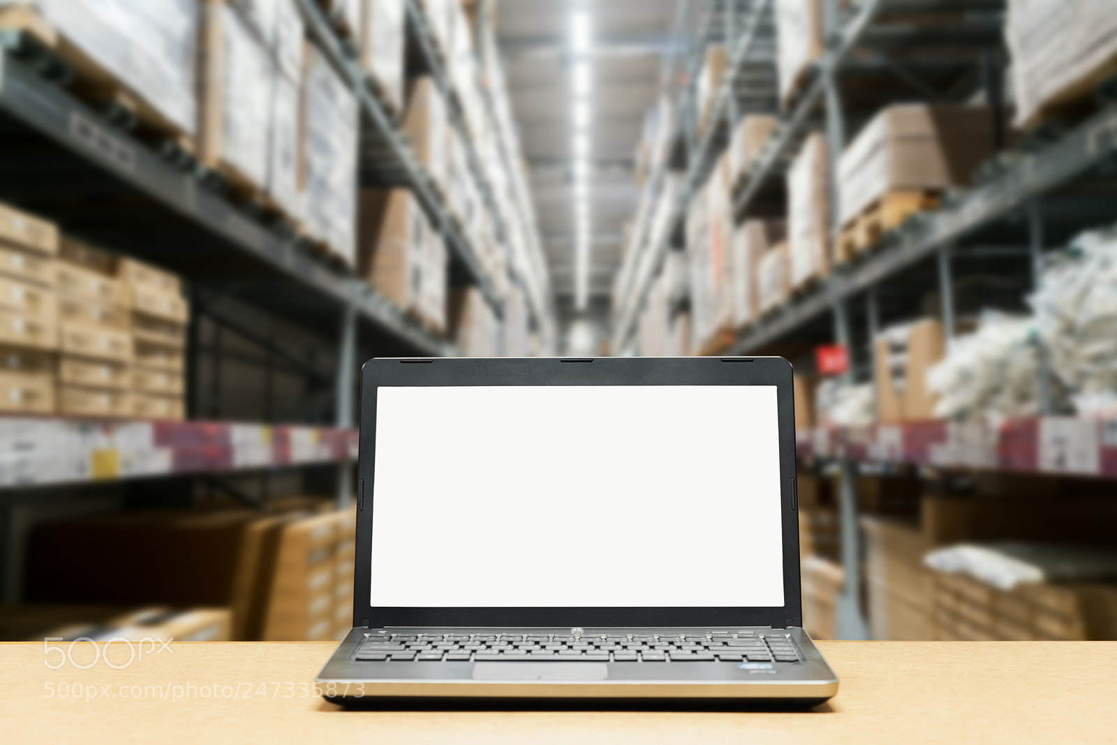 Sony a7R II sample photo. Laptop with white blank photography