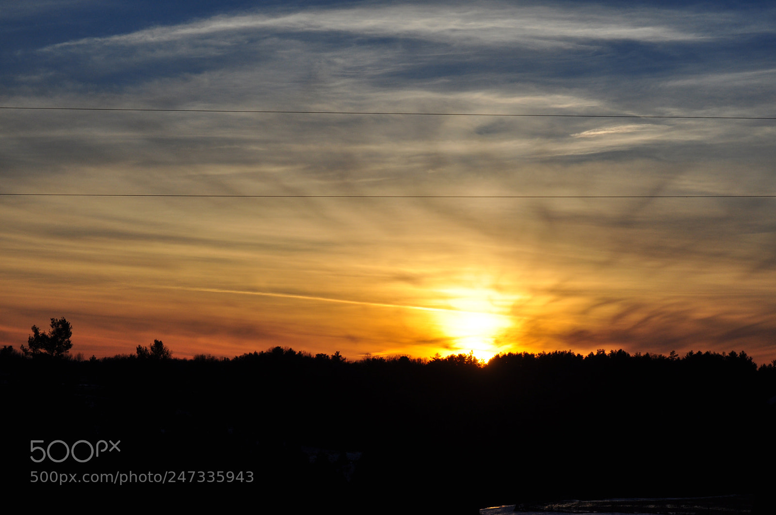 Nikon D5000 sample photo. Sunset down photography