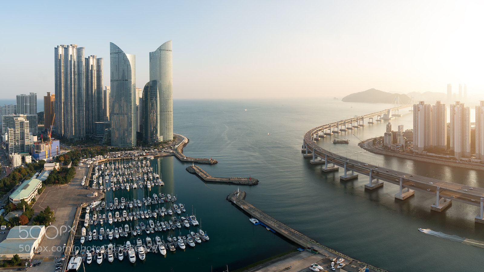 Sony a7R II sample photo. Panorama of busan city photography
