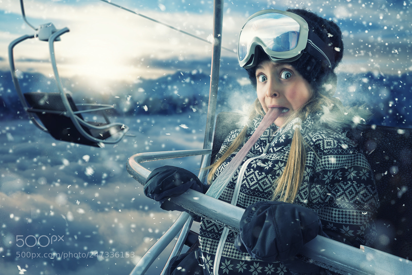 Sony a7R III sample photo. Don't lick frozen metal photography