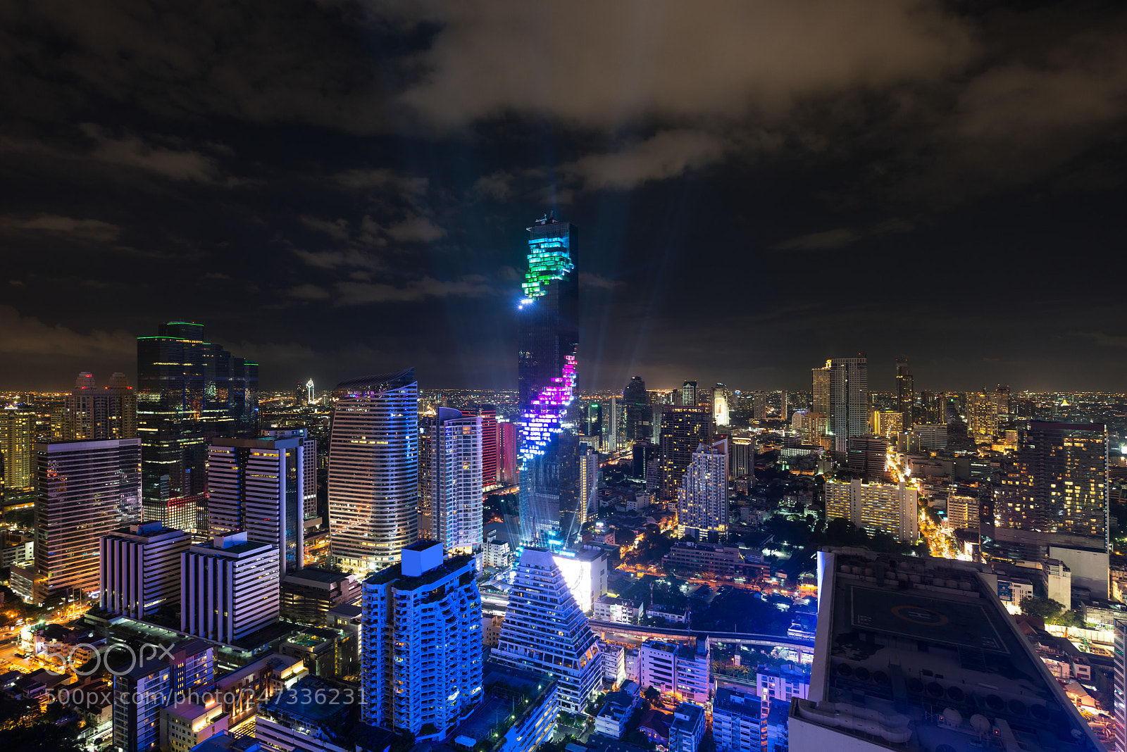 Nikon D800 sample photo. Bangkok night view with photography