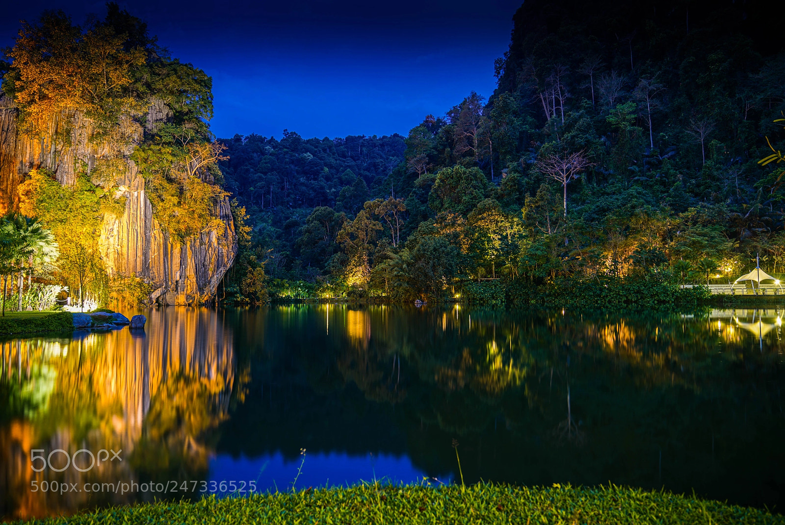 Sony a7R II sample photo. Lake, limestone and reflections photography