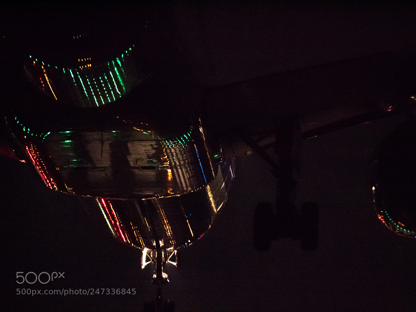 Panasonic Lumix DMC-G7 sample photo. Night airport photography