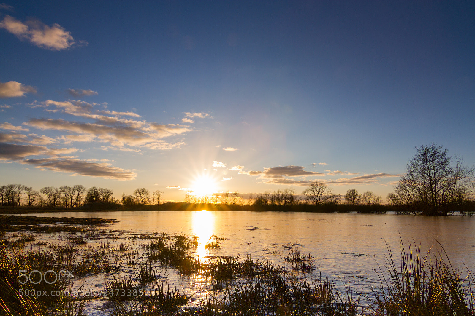 Canon EOS 7D sample photo. Sonnenuntergang winsener marsch photography
