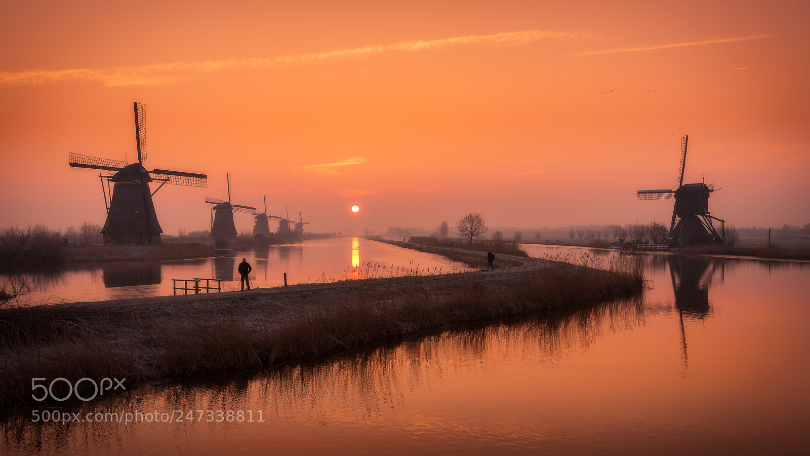 Nikon D810 sample photo. Kinderdijk sunrise ii photography