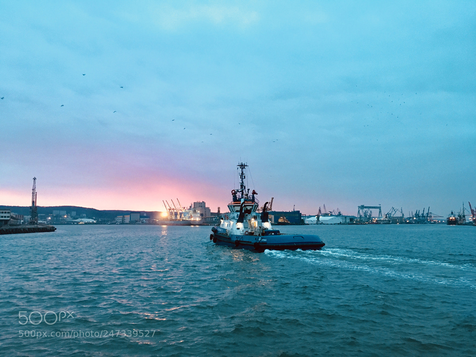 Apple iPad Pro sample photo. Gdynia port photography