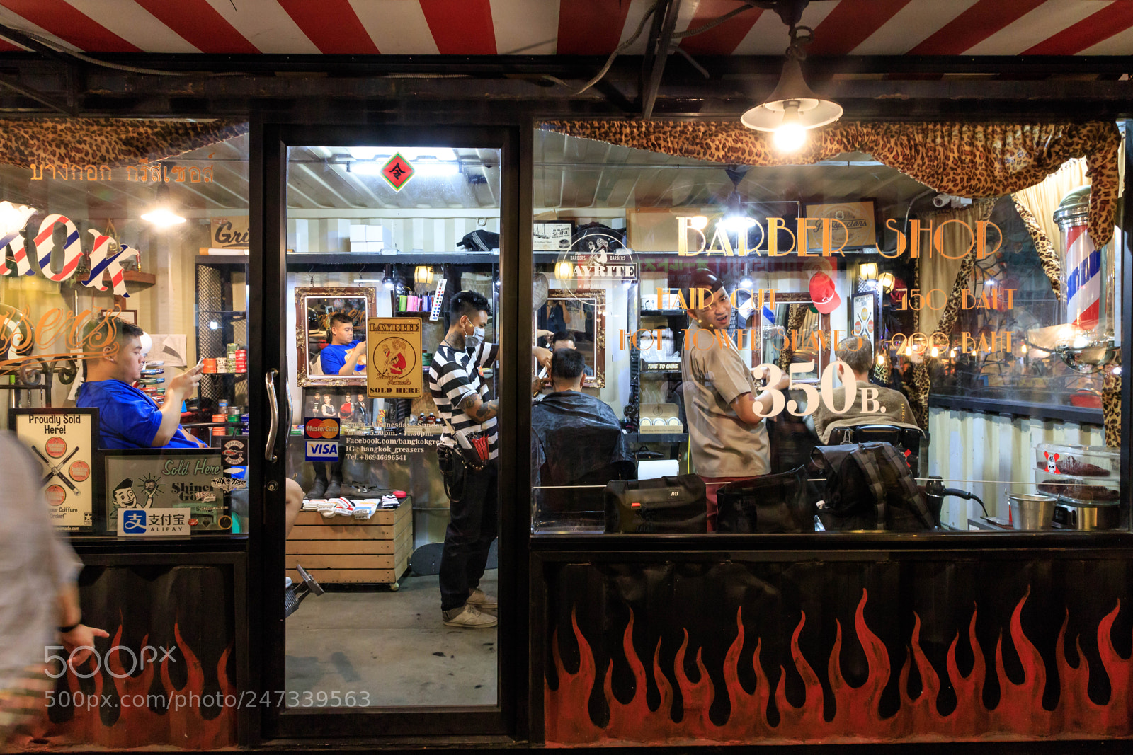 Canon EOS 6D Mark II sample photo. Barber on fire photography