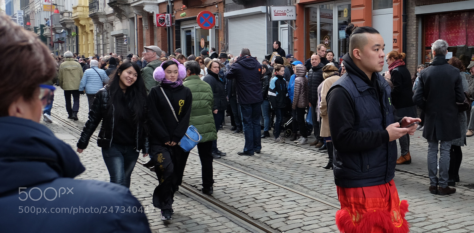Fujifilm X-T1 sample photo. Pink ear warmers photography