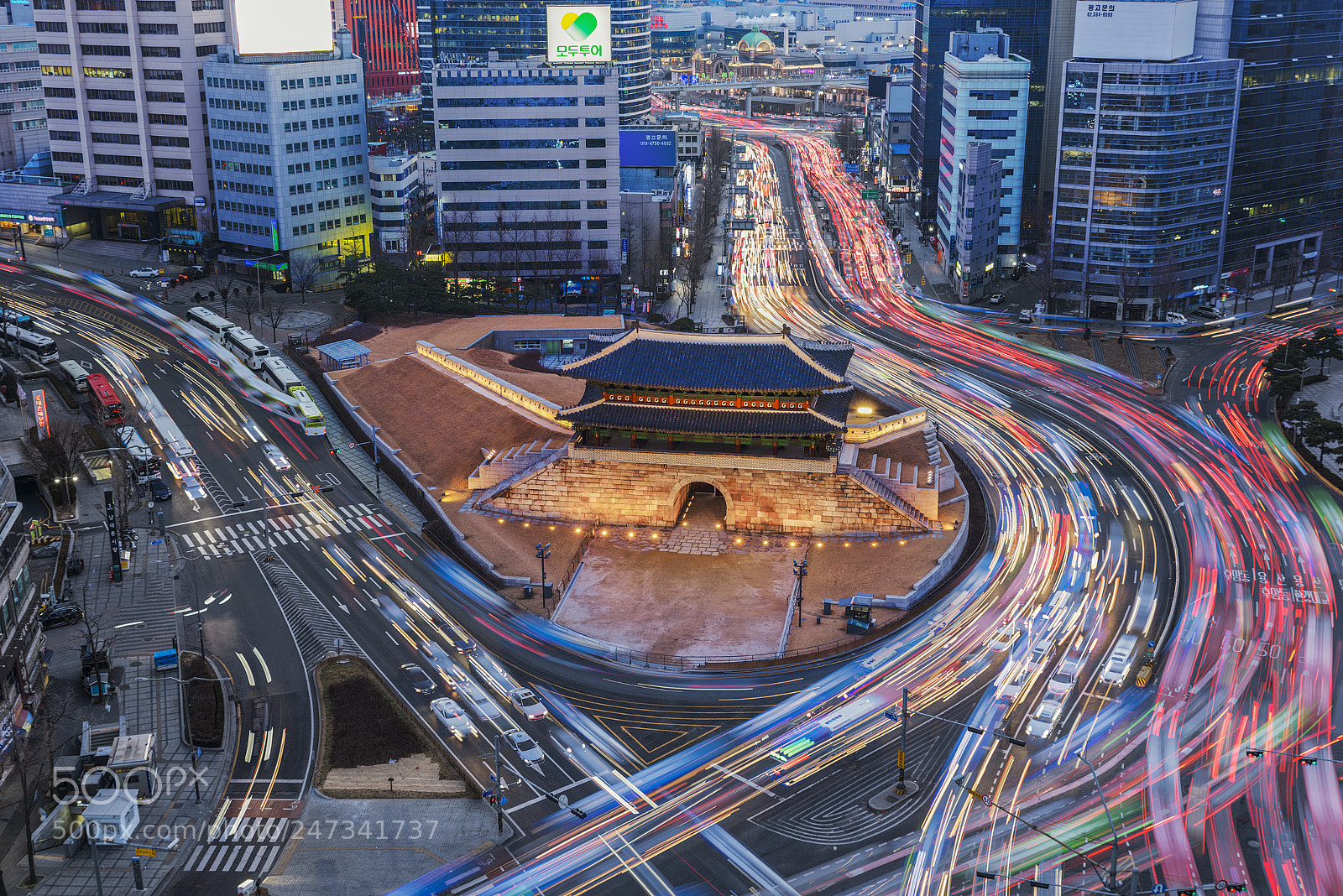 Nikon D810 sample photo. Seoul night photography