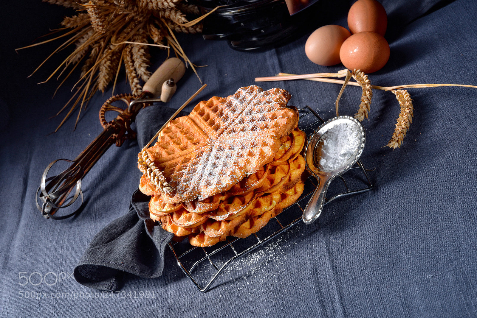 Nikon D810 sample photo. Fresh and tasty waffle photography