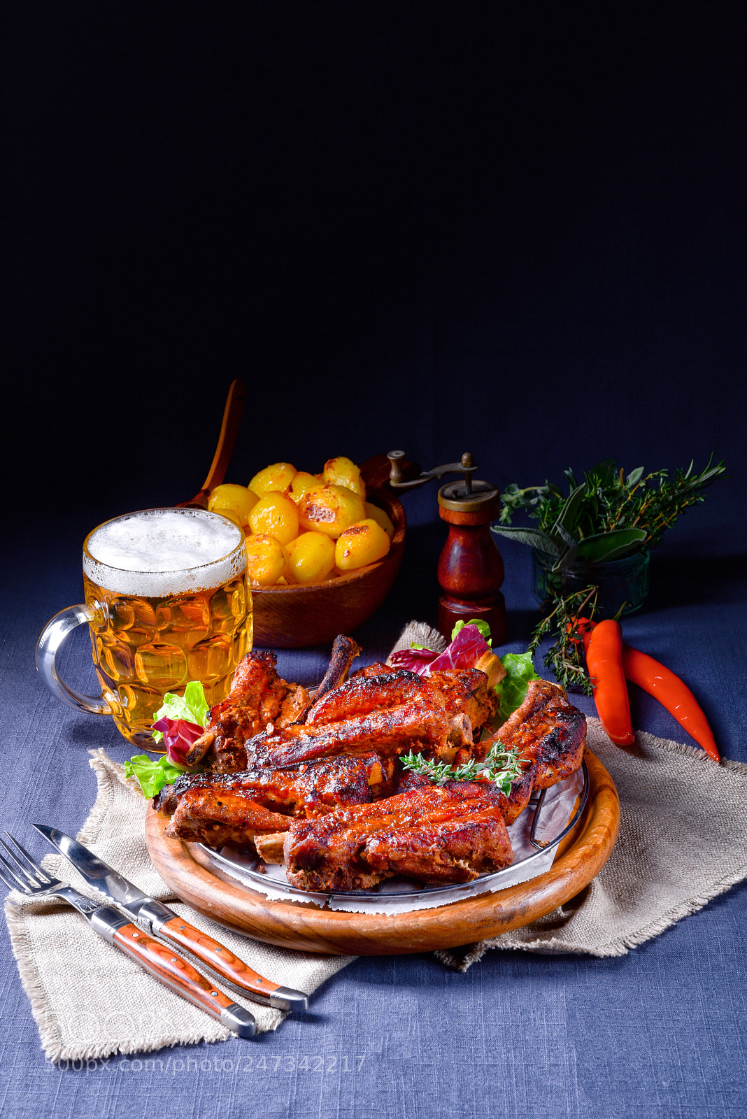 Nikon D810 sample photo. Delightful bbq spareribs from photography
