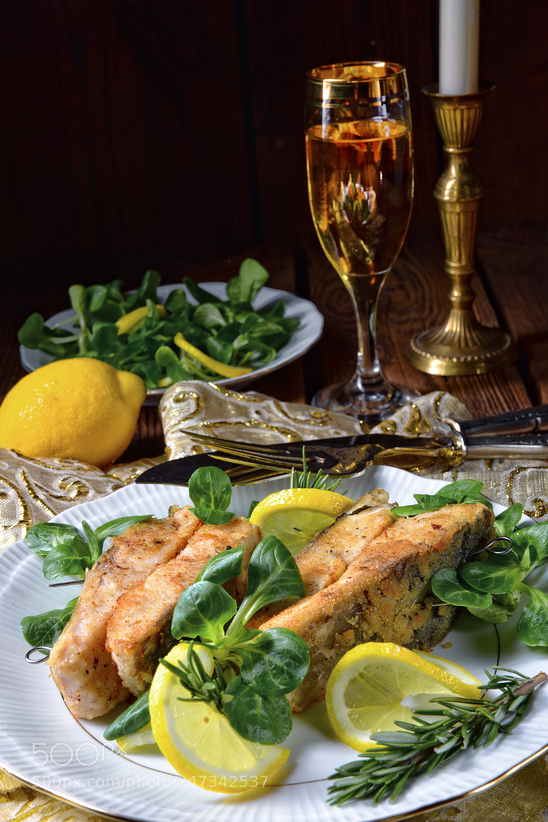 Nikon D810 sample photo. Fried carp fillet on photography
