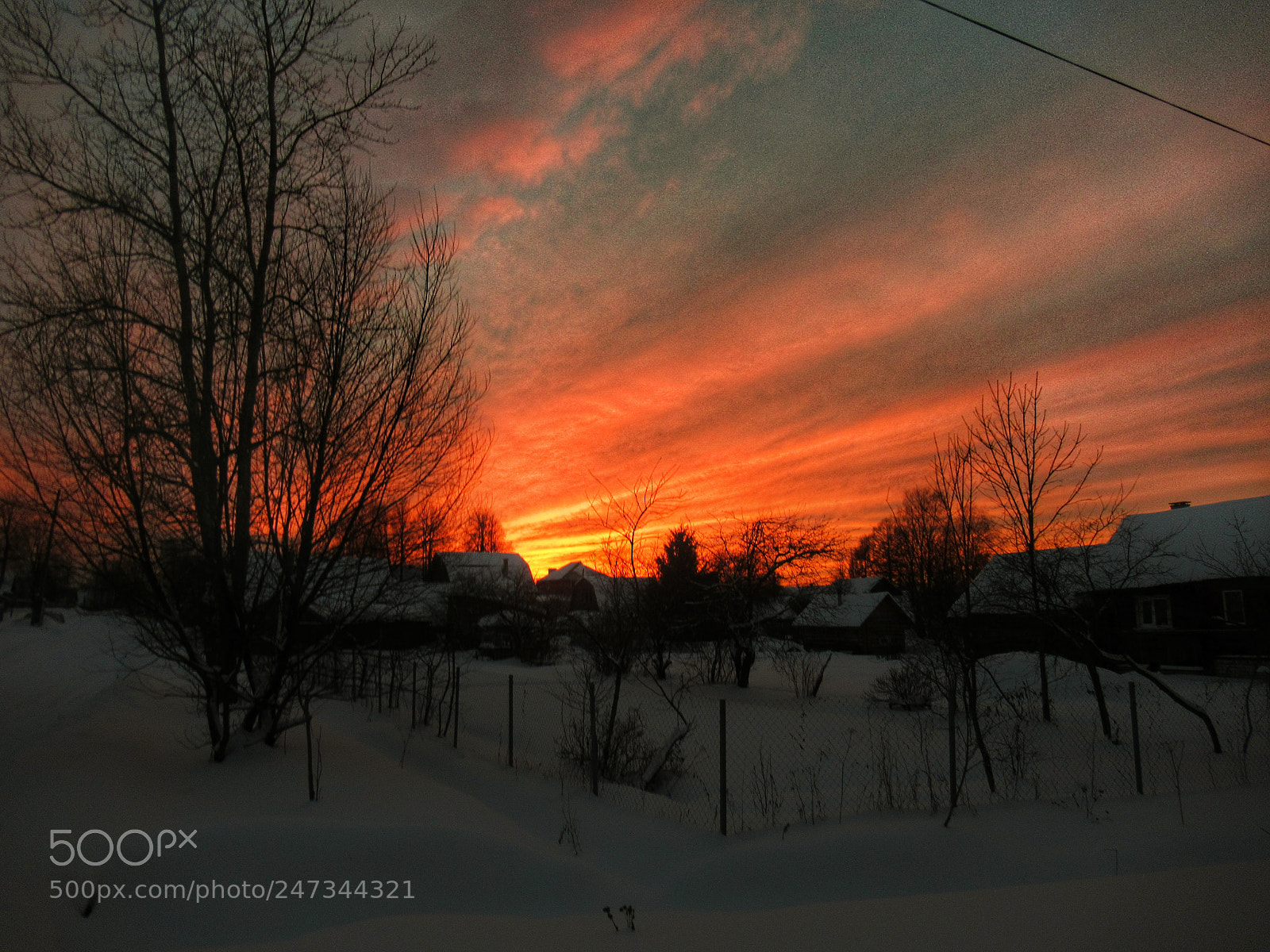 Canon PowerShot SX620 HS sample photo. Winter sunset photography