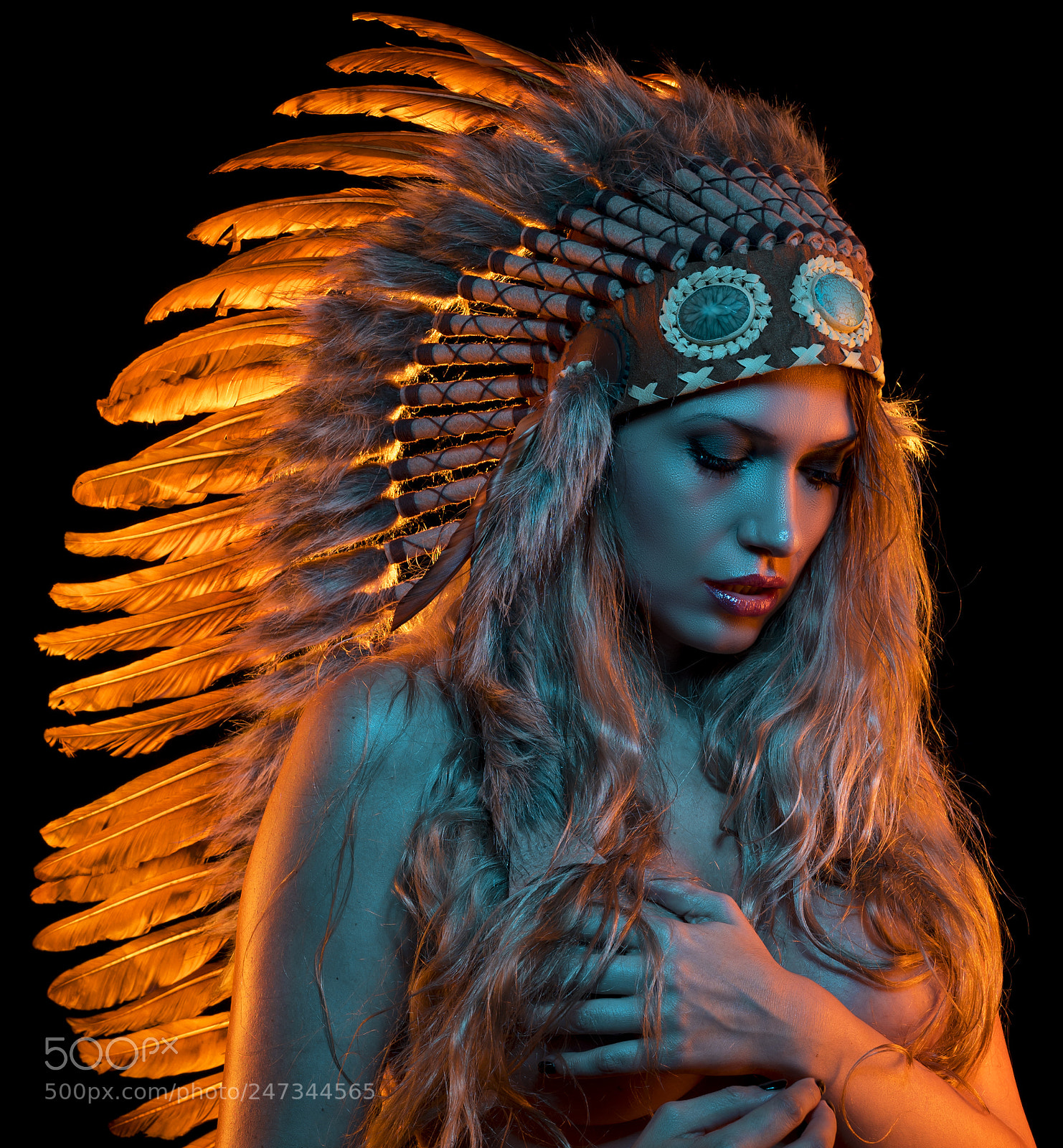 Sony a7 sample photo. Beautiful blonde with golden photography