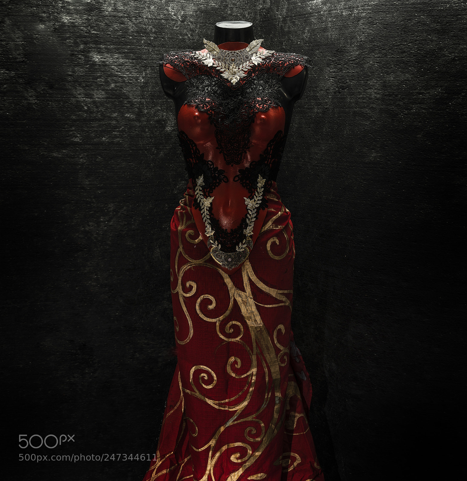Sony a7 sample photo. Red mystery, gothic style photography