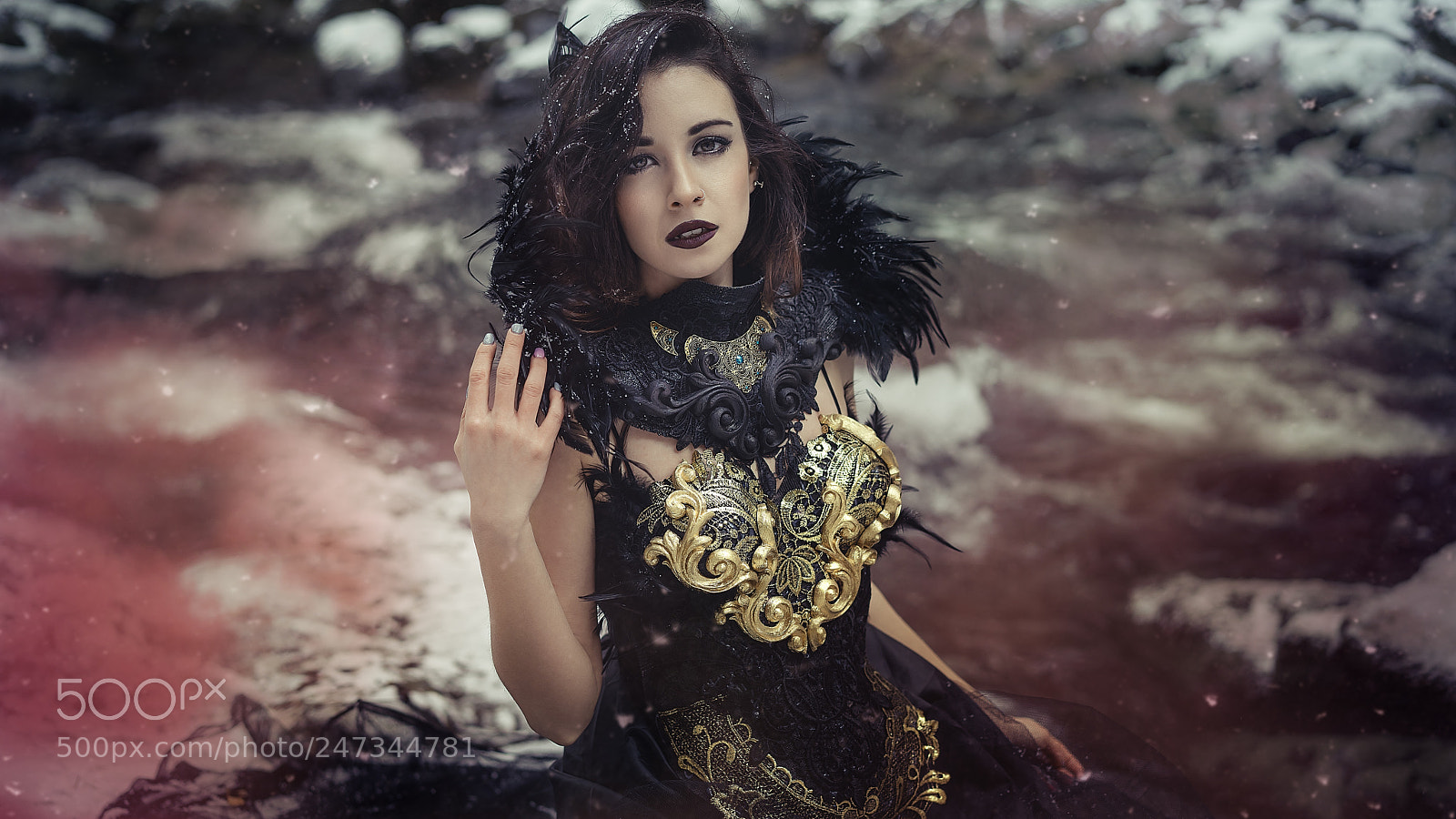 Sony a7 sample photo. Beautiful brunette woman with photography