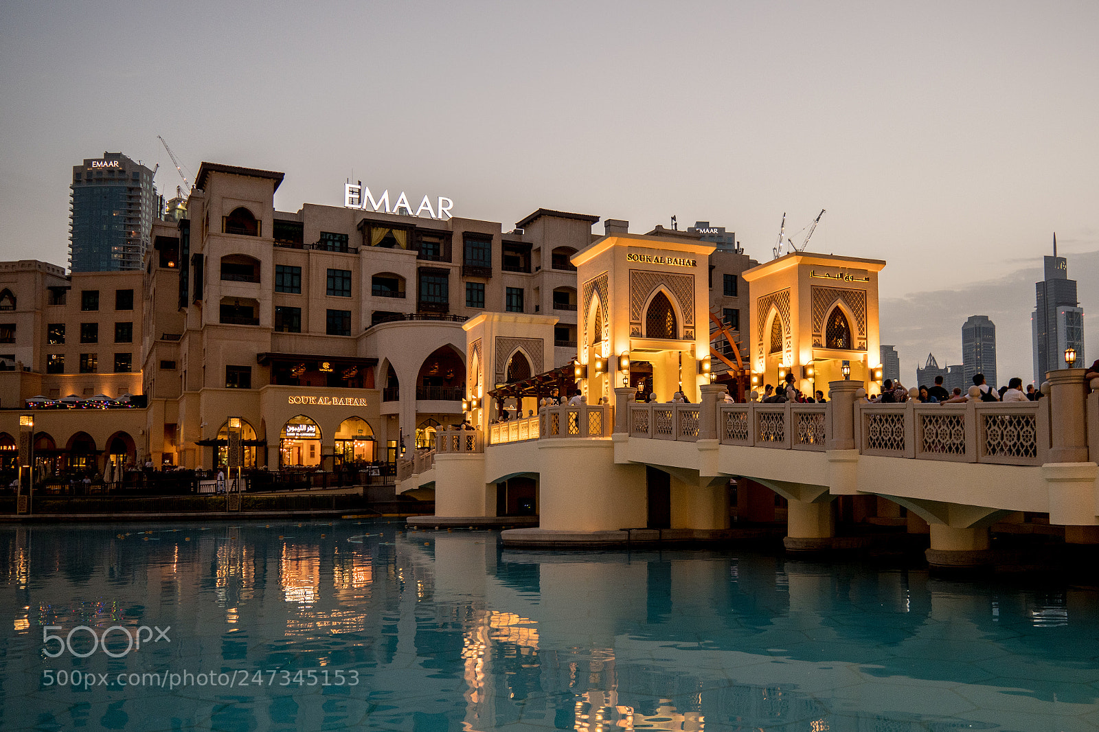 Leica CL sample photo. Dubai fountain photography