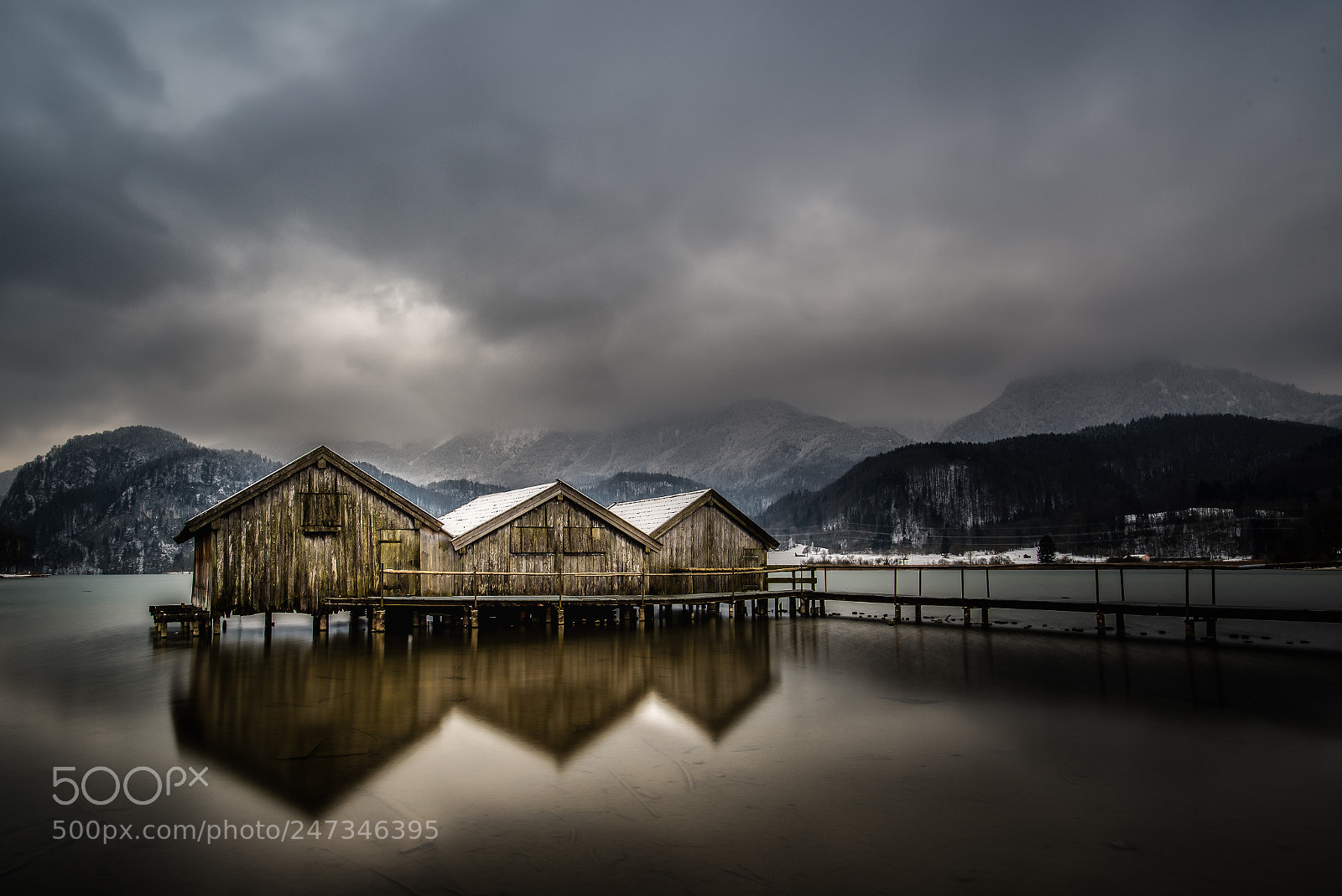 Nikon D600 sample photo. Kochelsee hütten dark photography
