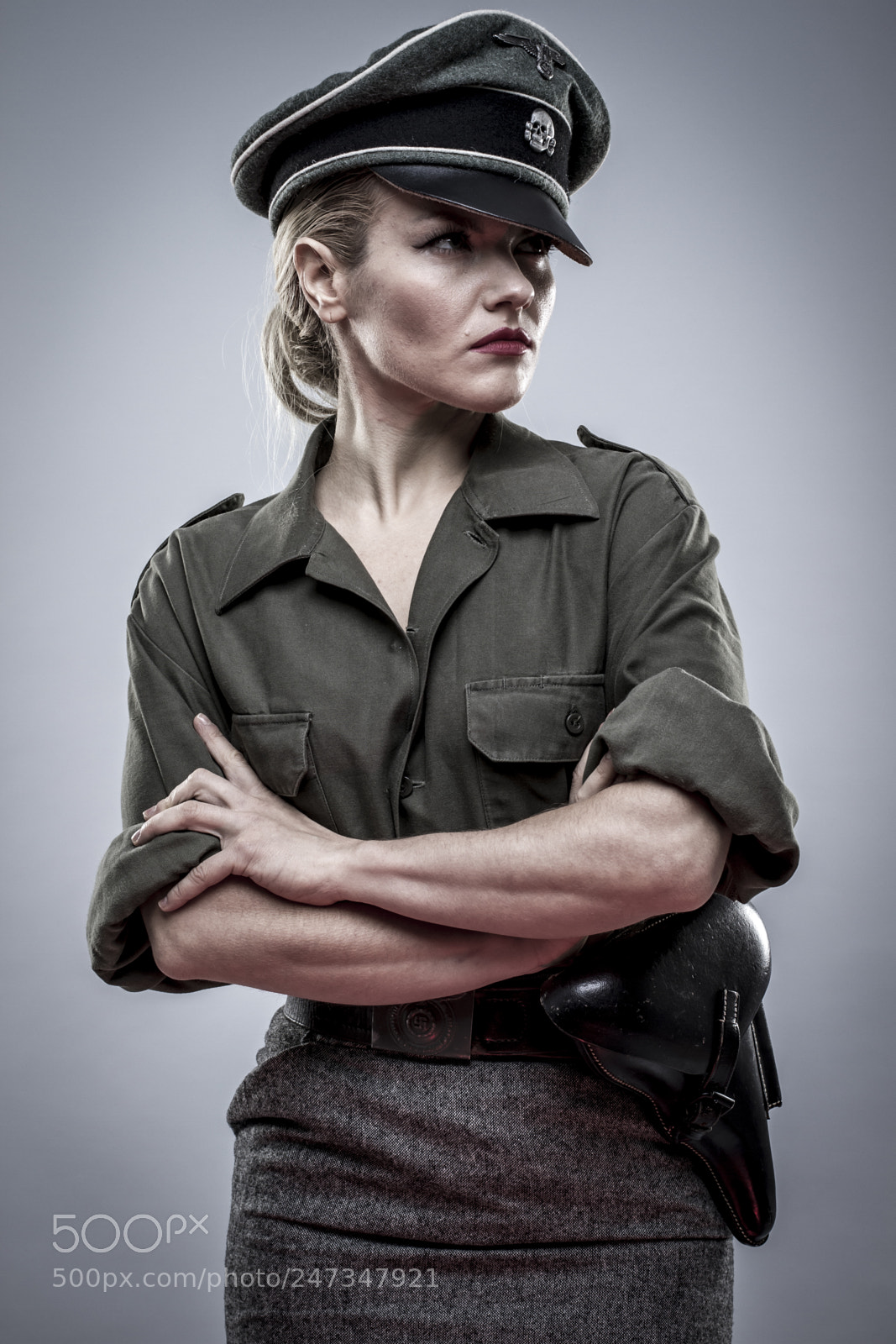 Canon EOS 7D sample photo. Reenacting, german officer in photography