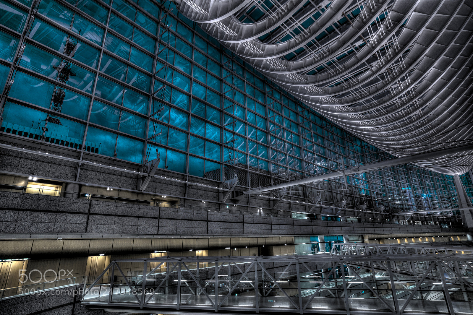Sony a7R II sample photo. Tokyo international forum photography