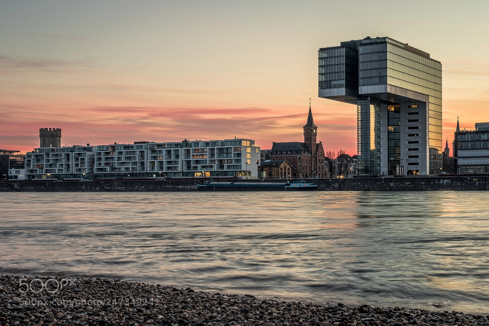 Sony a7 II sample photo. Cologne kranhaus at sunset photography