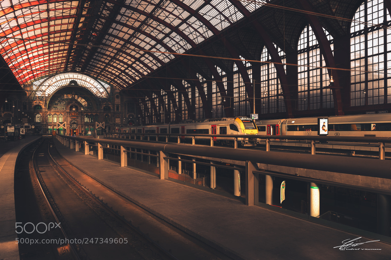 Sony a7 sample photo. Trainstation photography