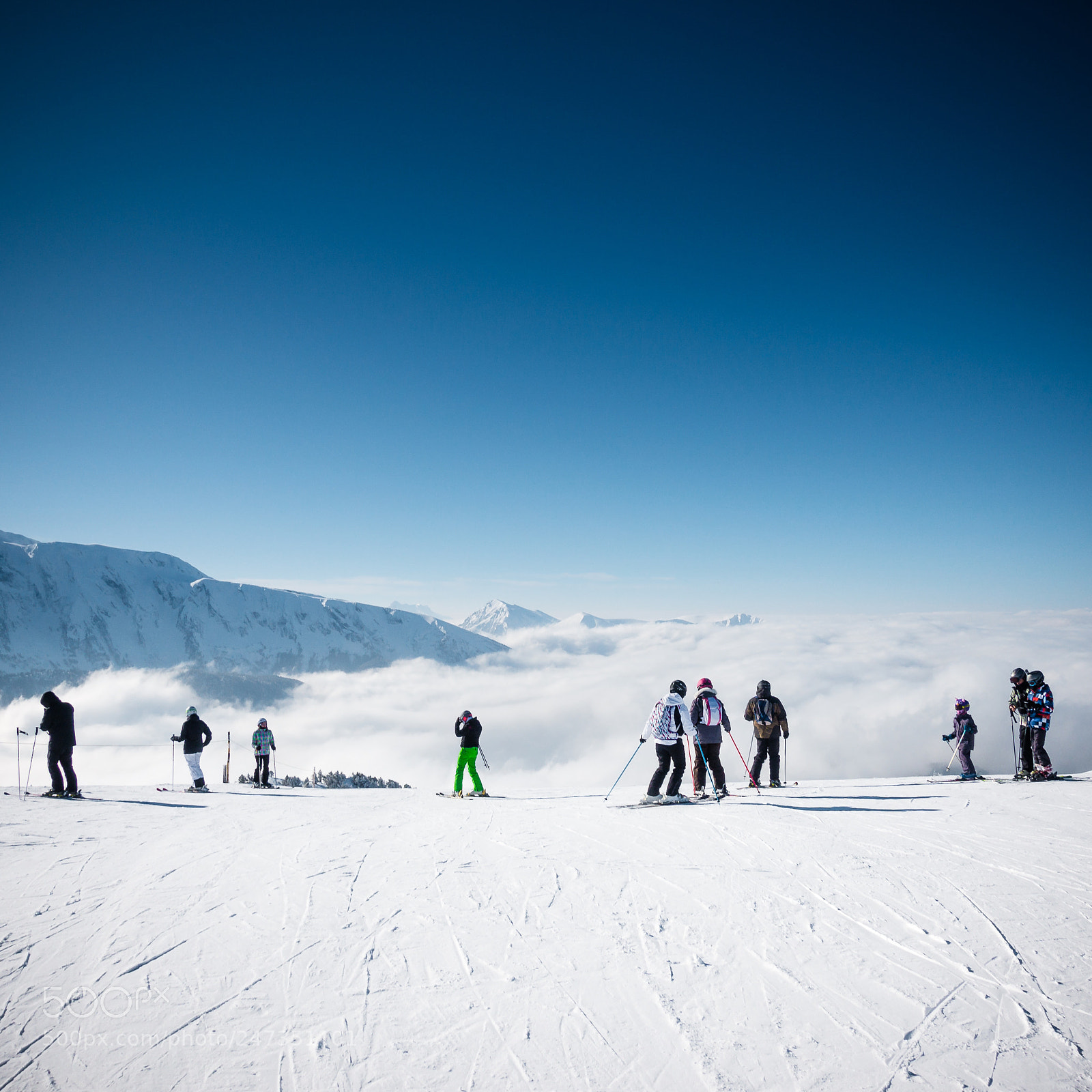 Sony DSC-RX100M5 sample photo. Mountains above clouds photography