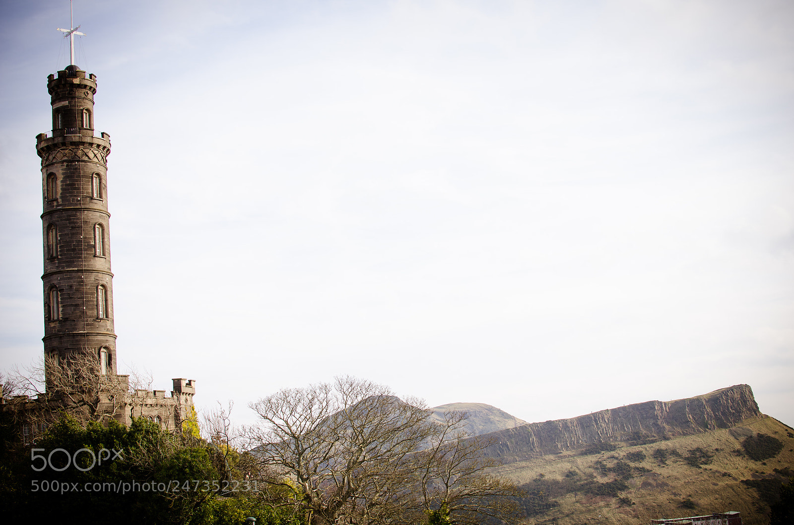 Nikon D5100 sample photo. Arthur's seat view form photography