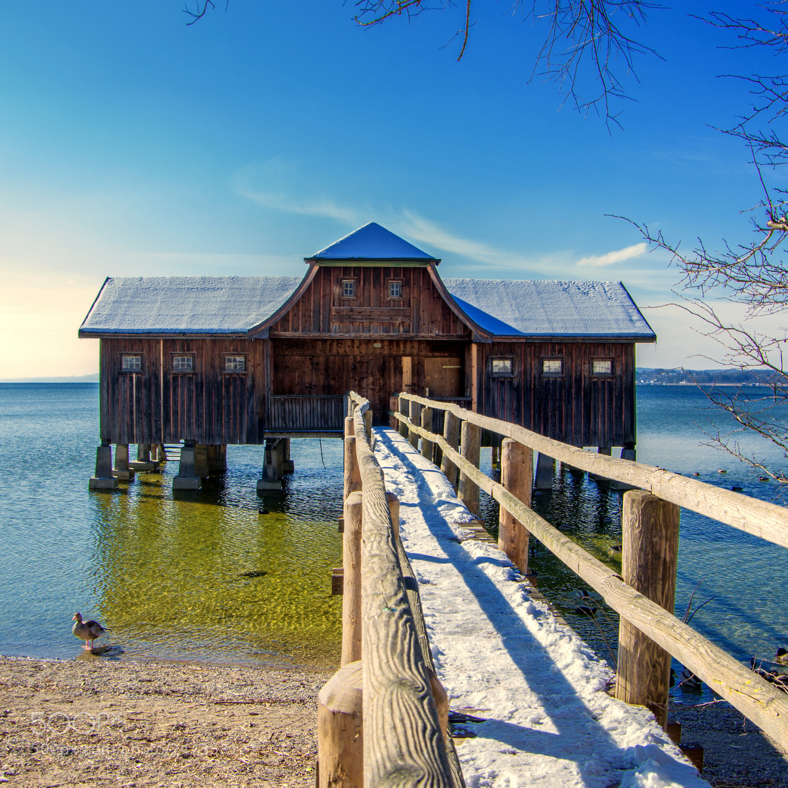 Pentax K-5 sample photo. Hut by the lake photography