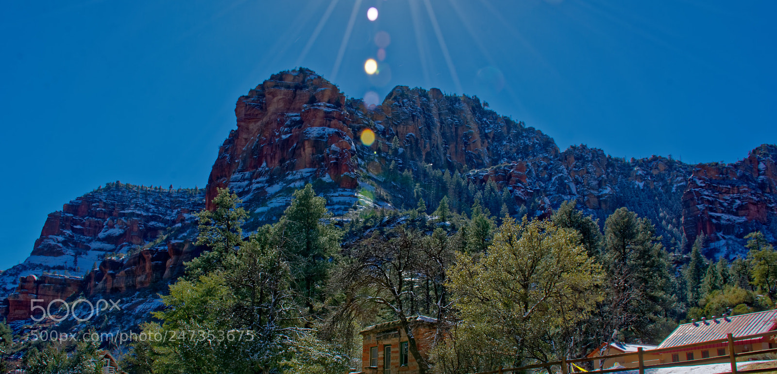 Nikon D7100 sample photo. Sedona after a light photography