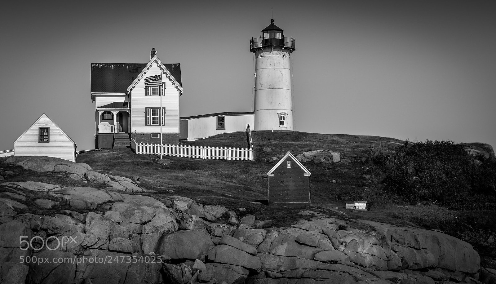 Nikon D5100 sample photo. Nubble lighthouse photography