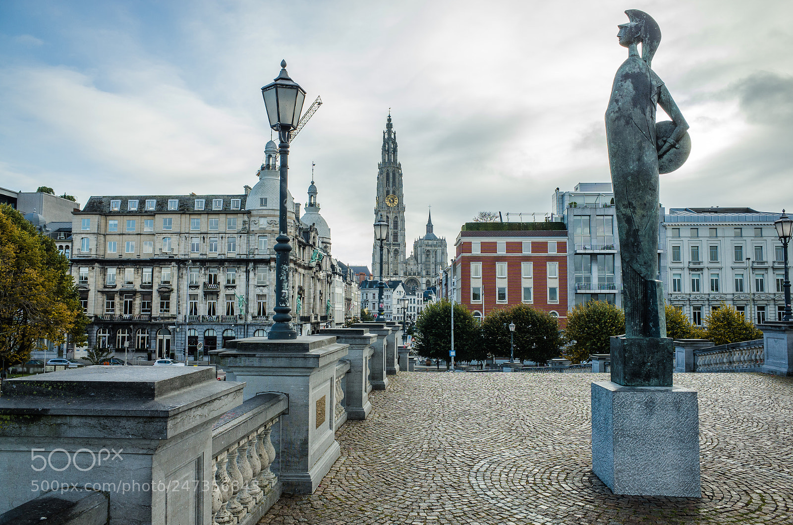 Ricoh GR sample photo. Historic center of antwerp photography