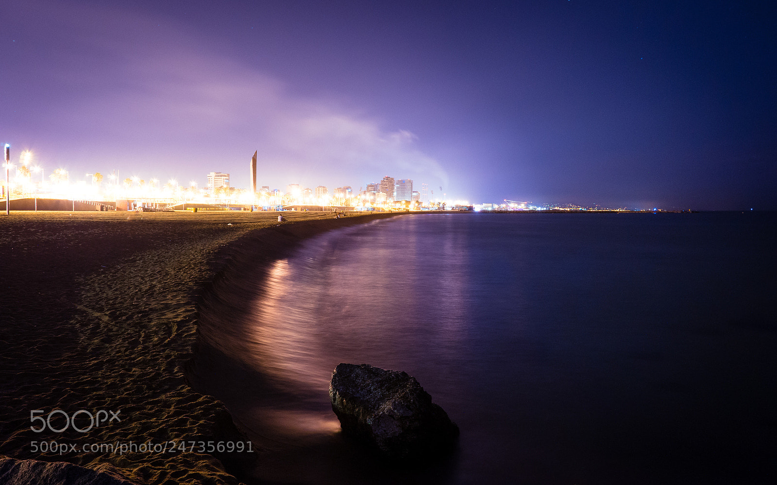 Sony Alpha NEX-6 sample photo. Barcelona by night photography