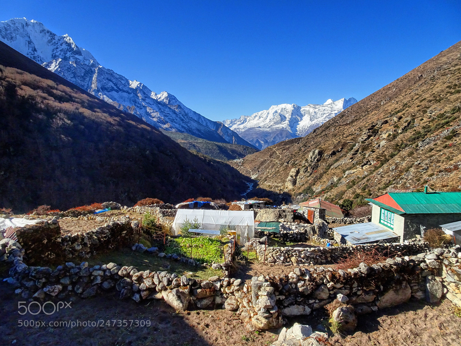 Sony DSC-HX90 sample photo. Farms in the himalayas photography