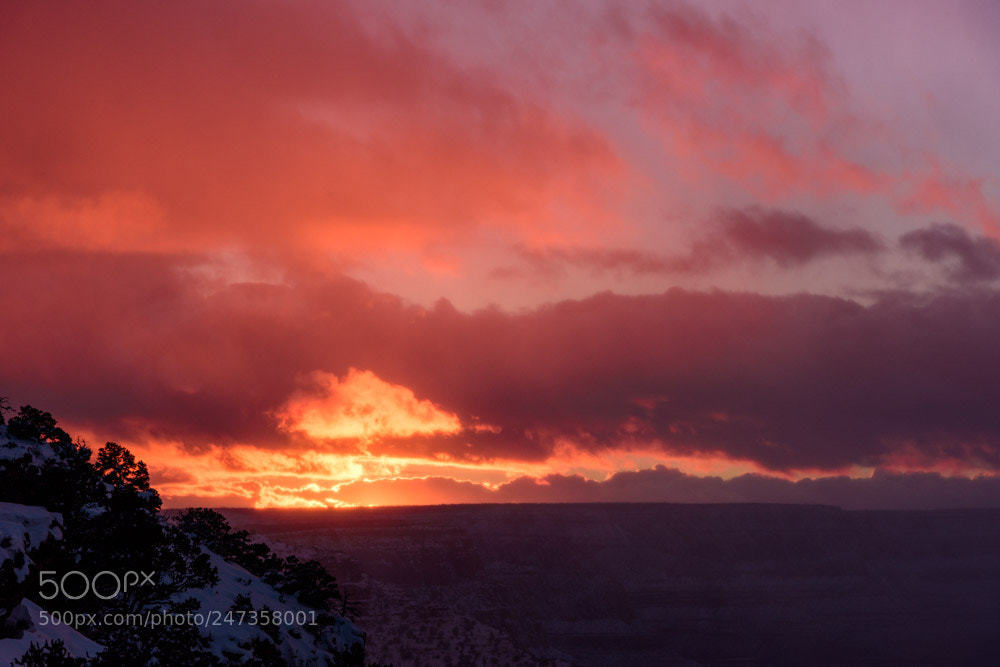 Nikon D810 sample photo. Grand canyon sunset photography