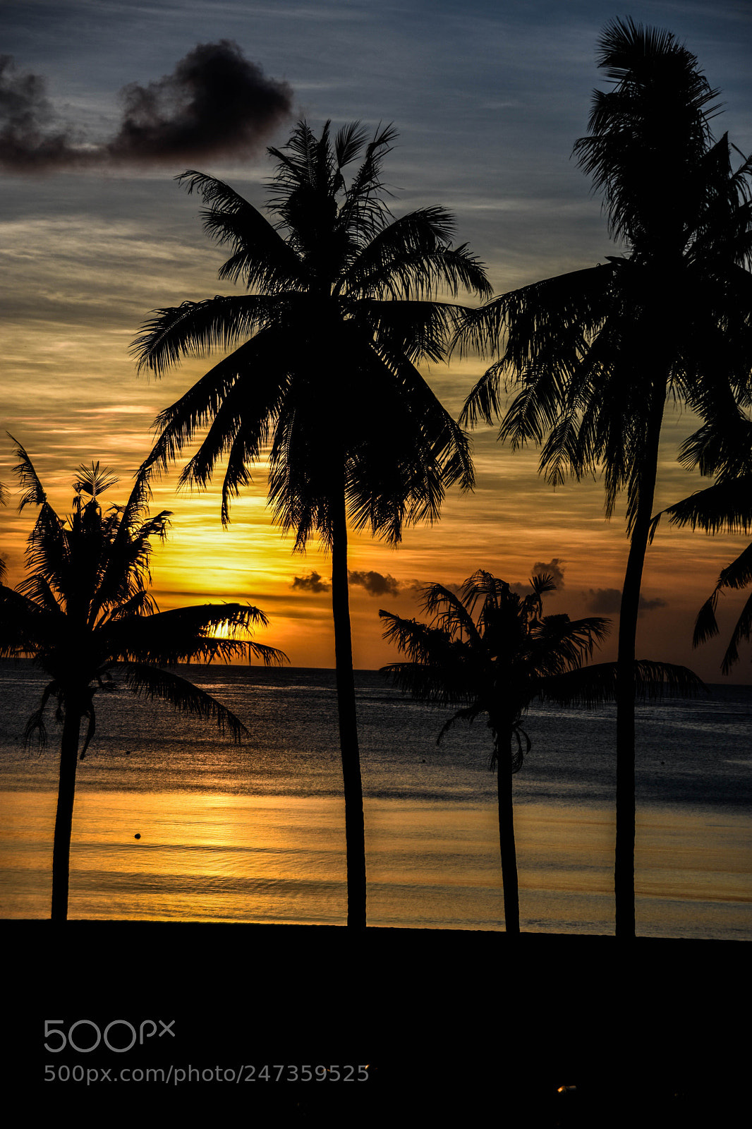 Nikon D7200 sample photo. Setset over the ocean photography