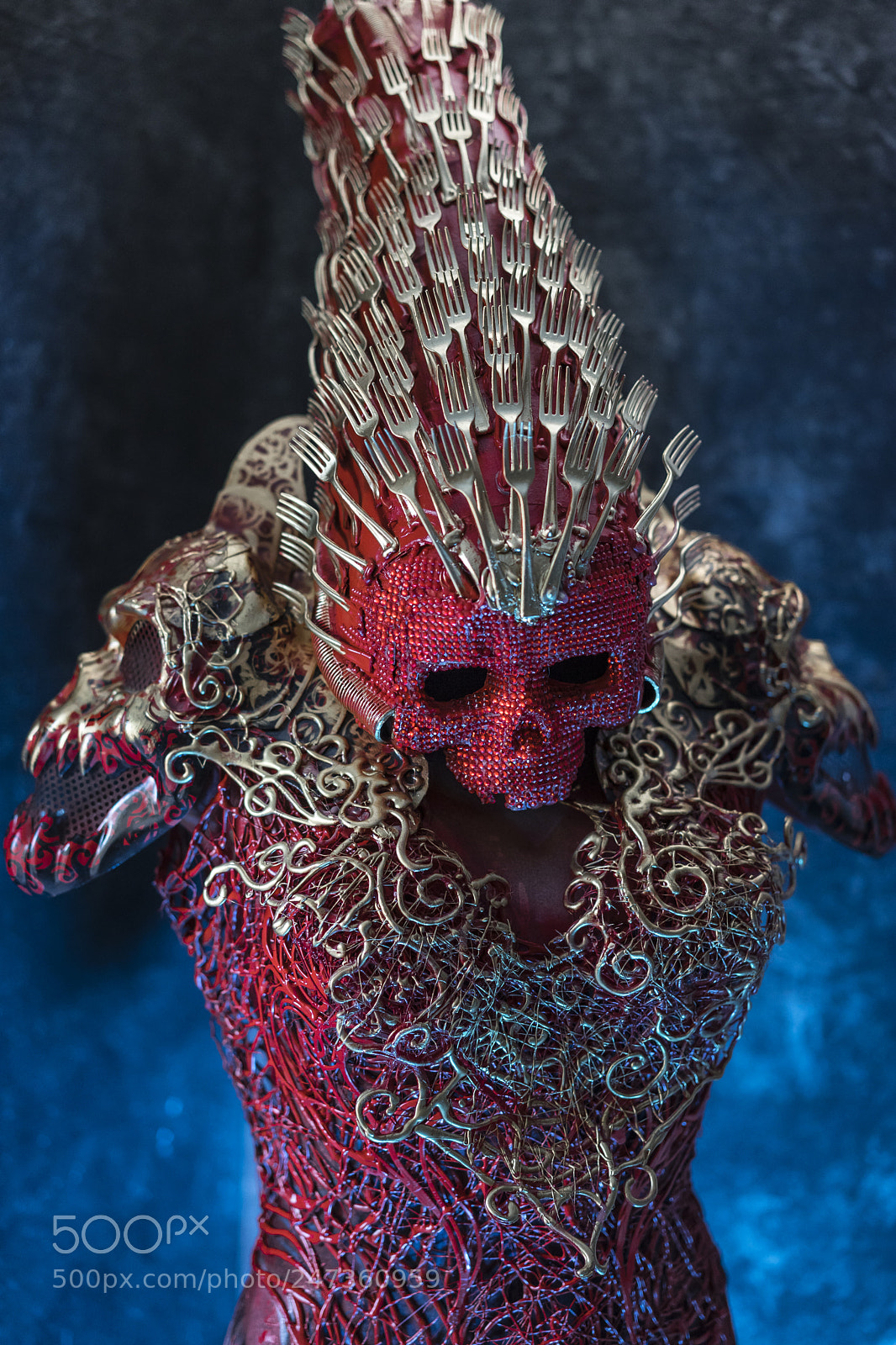 Sony a7 sample photo. Skeleton red skull of photography