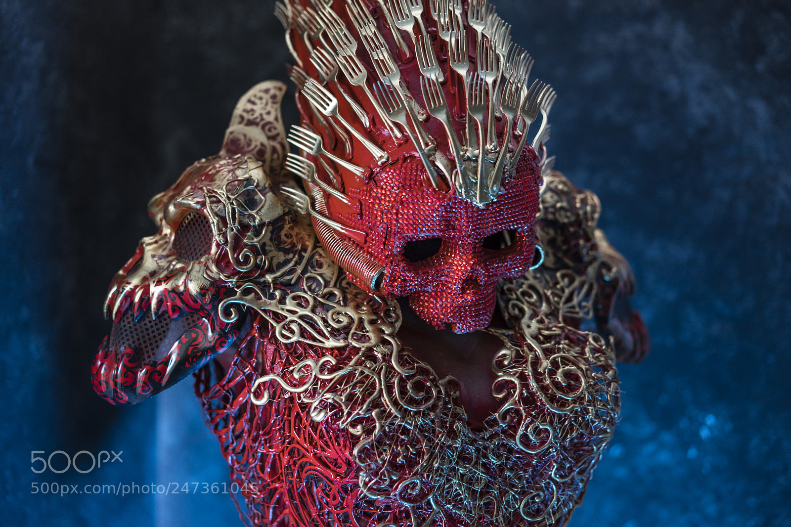 Sony a7 sample photo. Skeleton red skull of photography