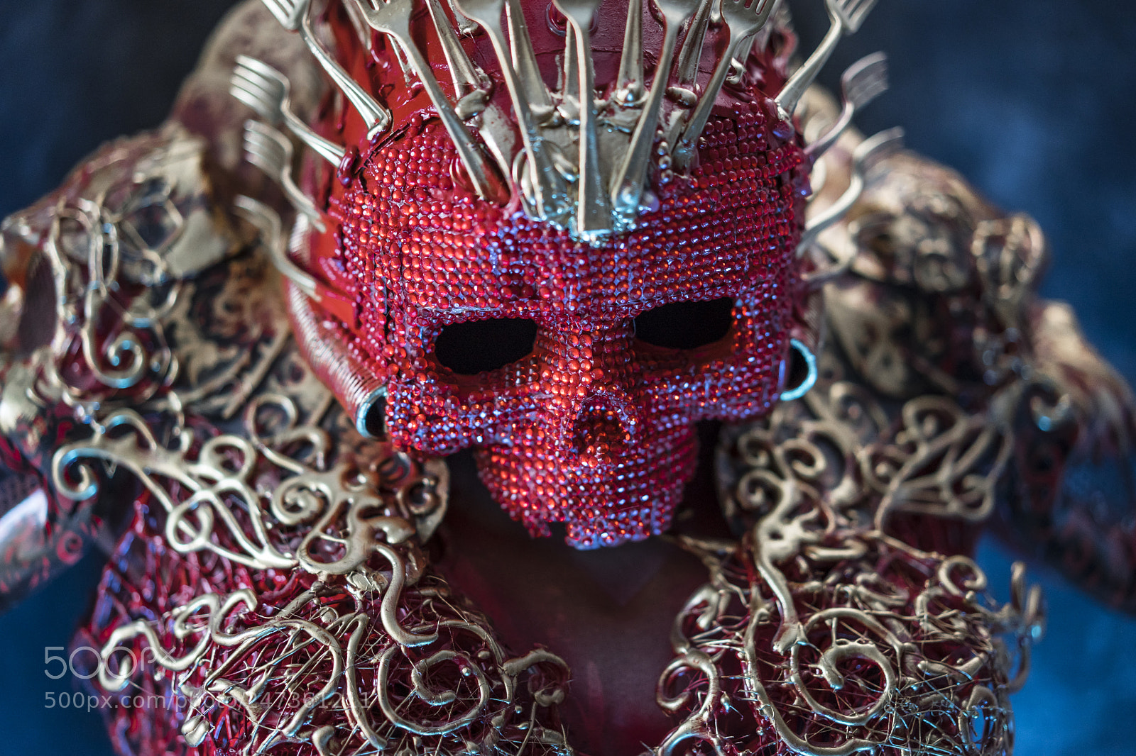 Sony a7 sample photo. Skeleton red skull of photography