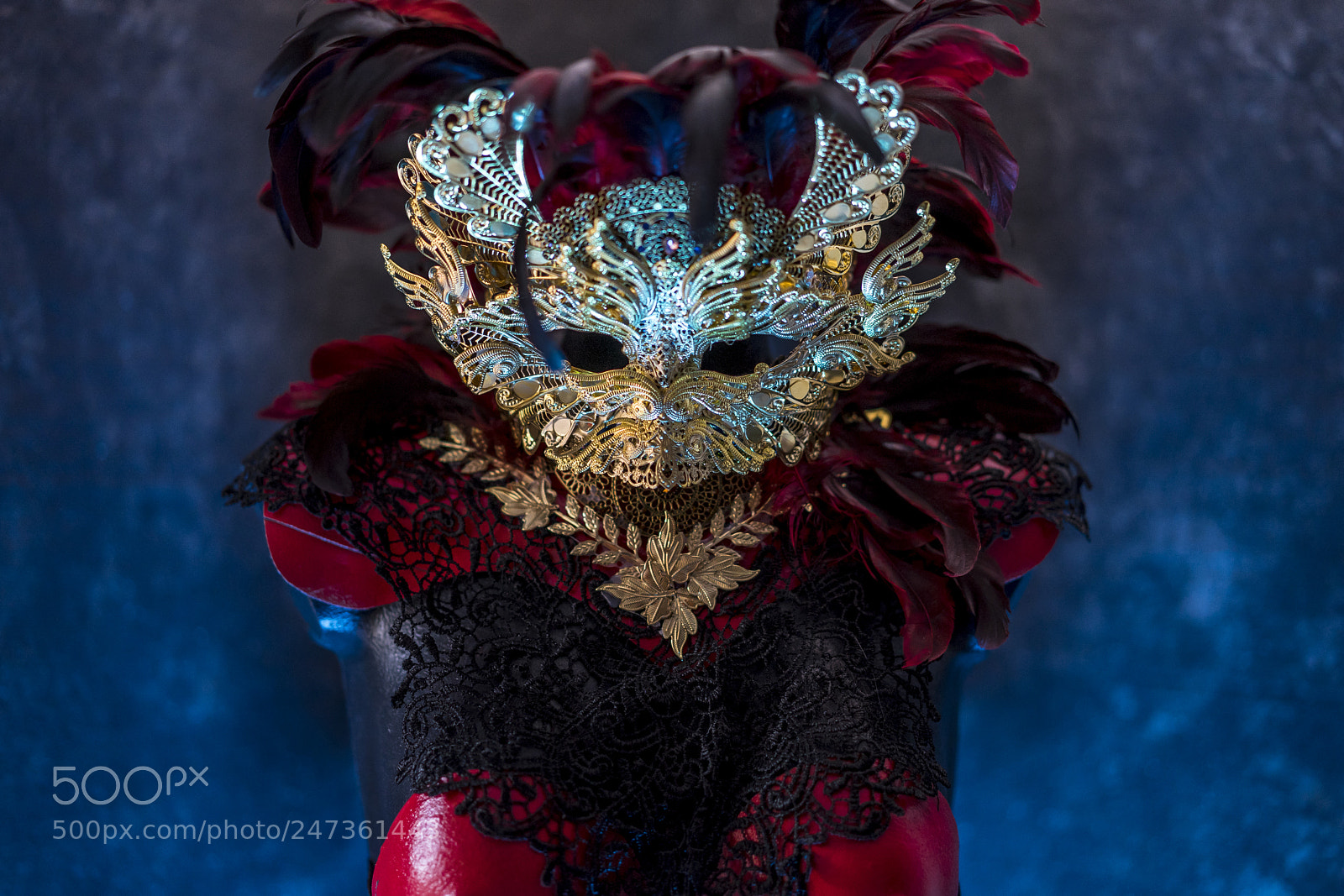 Sony a7 sample photo. Venetian red, mask and photography