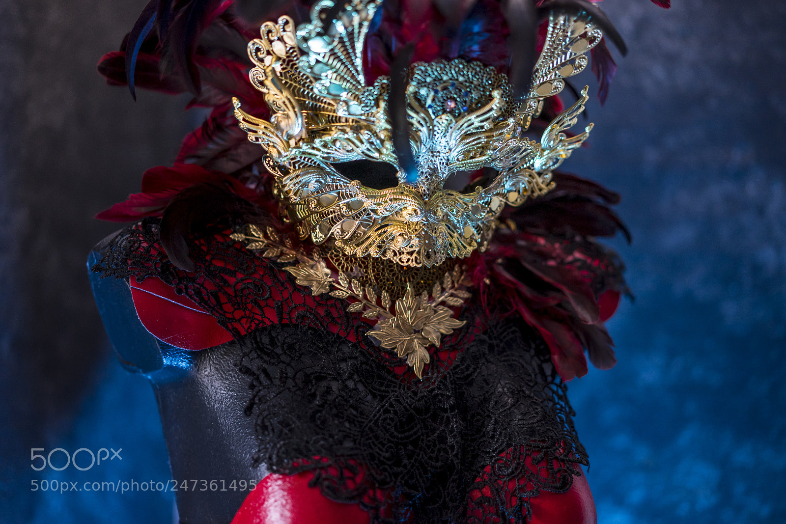 Sony a7 sample photo. Venetian red, mask and photography