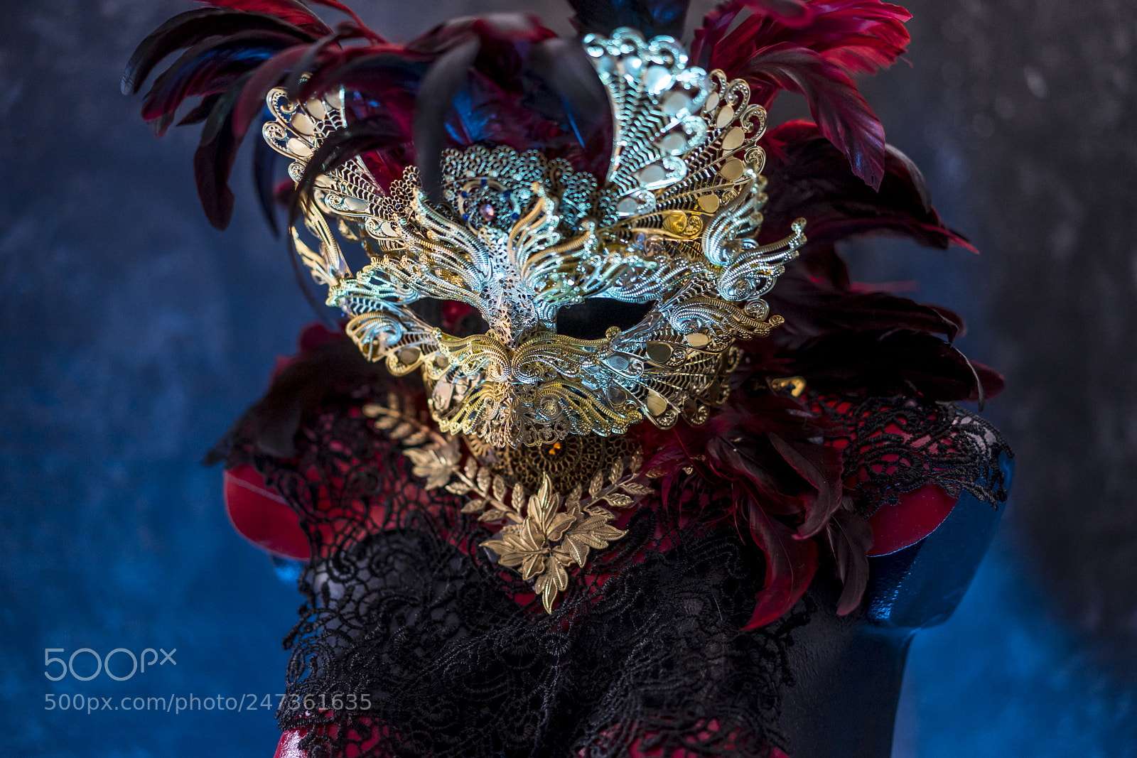 Sony a7 sample photo. Venetian red, mask and photography