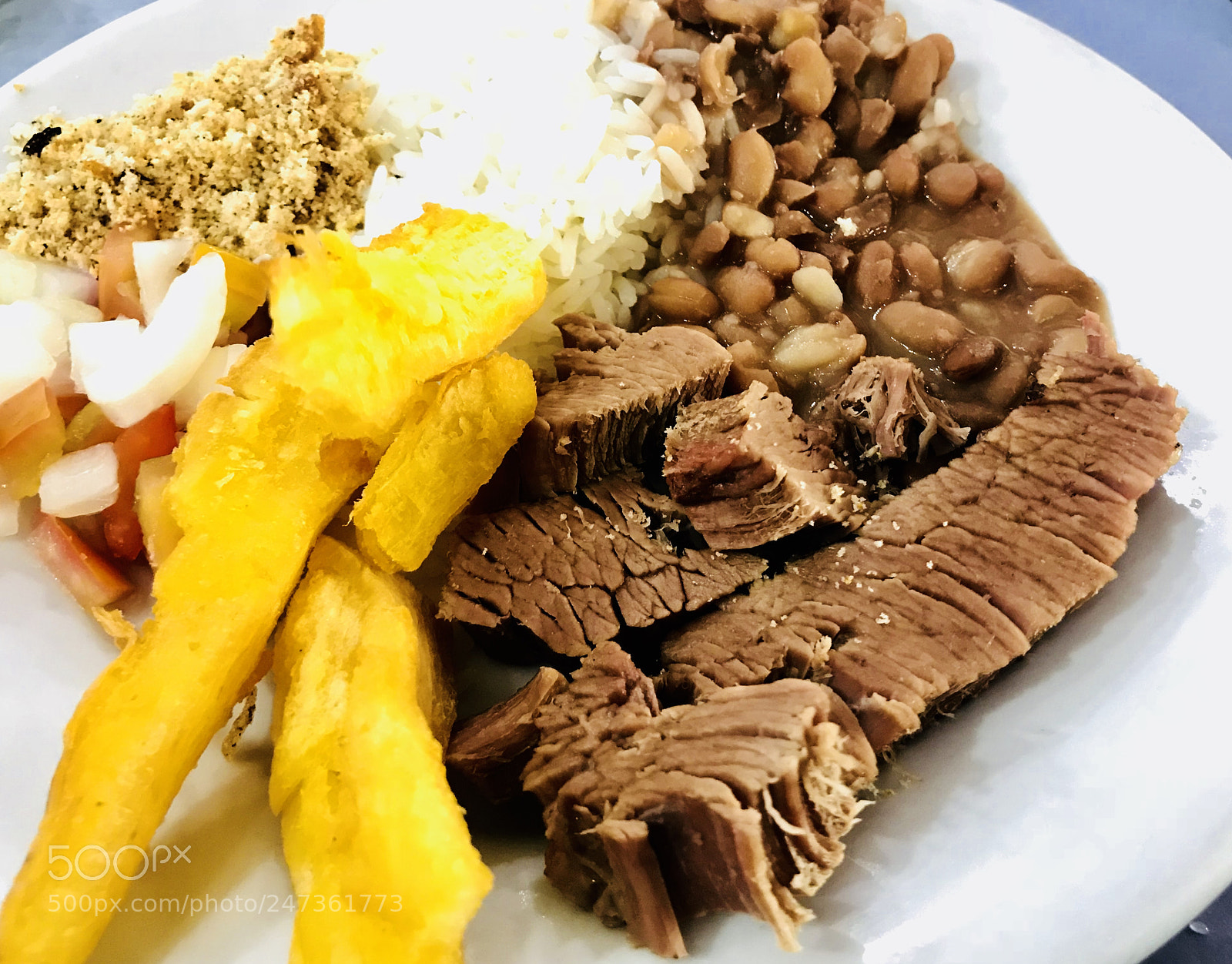 Apple iPhone 7 Plus sample photo. Ribs rice & beans photography