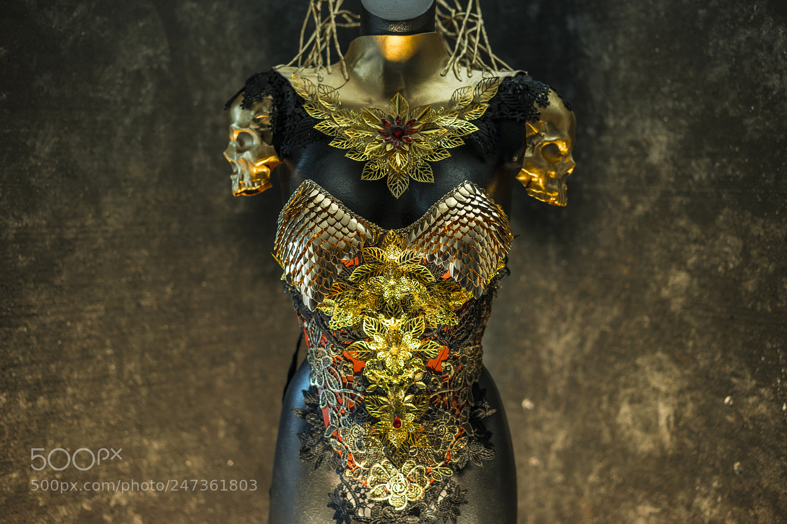 Sony a7 sample photo. Fantastic gold armor and photography