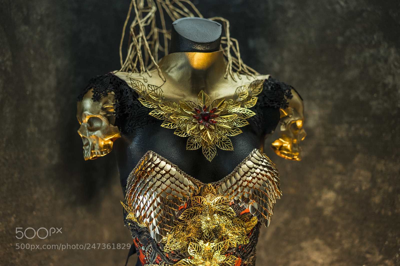 Sony a7 sample photo. Fantastic gold armor and photography