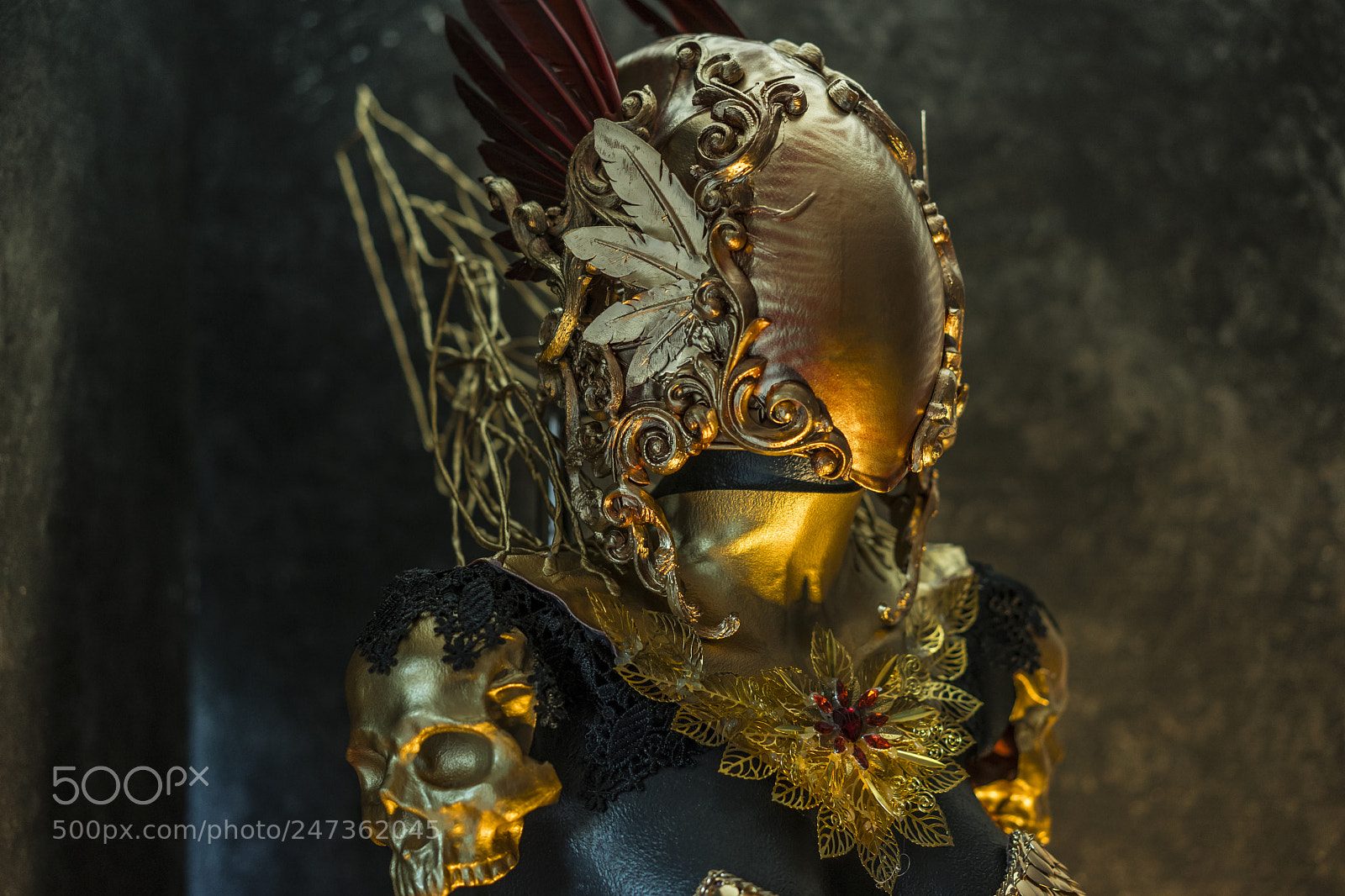 Sony a7 sample photo. Shield, fantastic gold armor photography