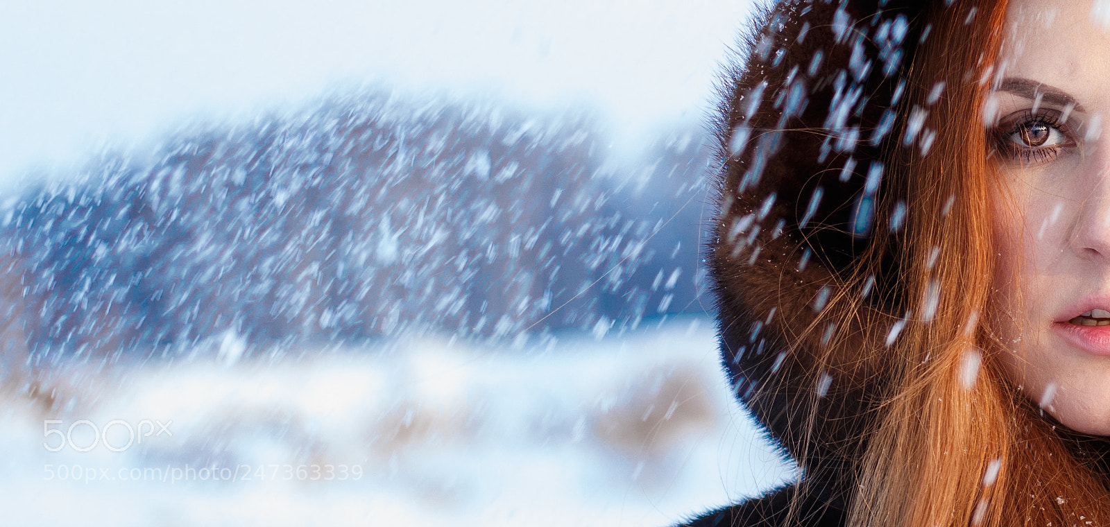Canon EOS 100D (EOS Rebel SL1 / EOS Kiss X7) sample photo. Alice in the snow photography