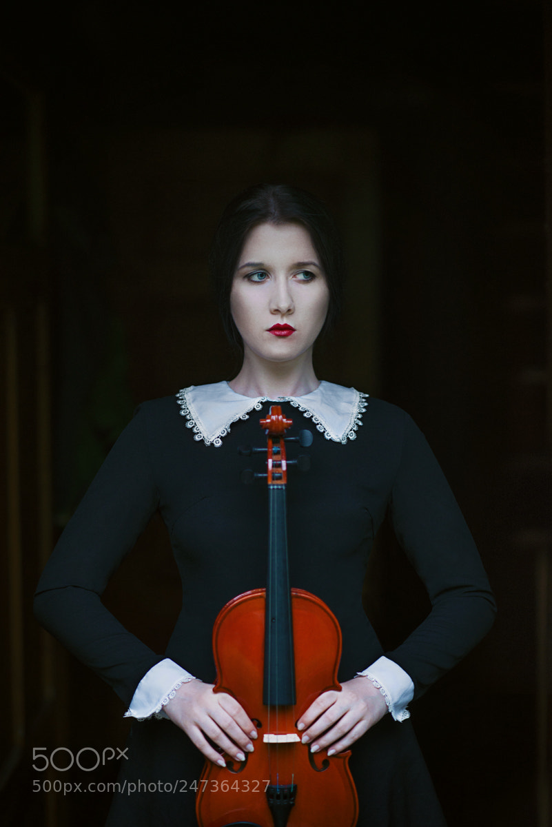 Nikon D800 sample photo. Violinist photography