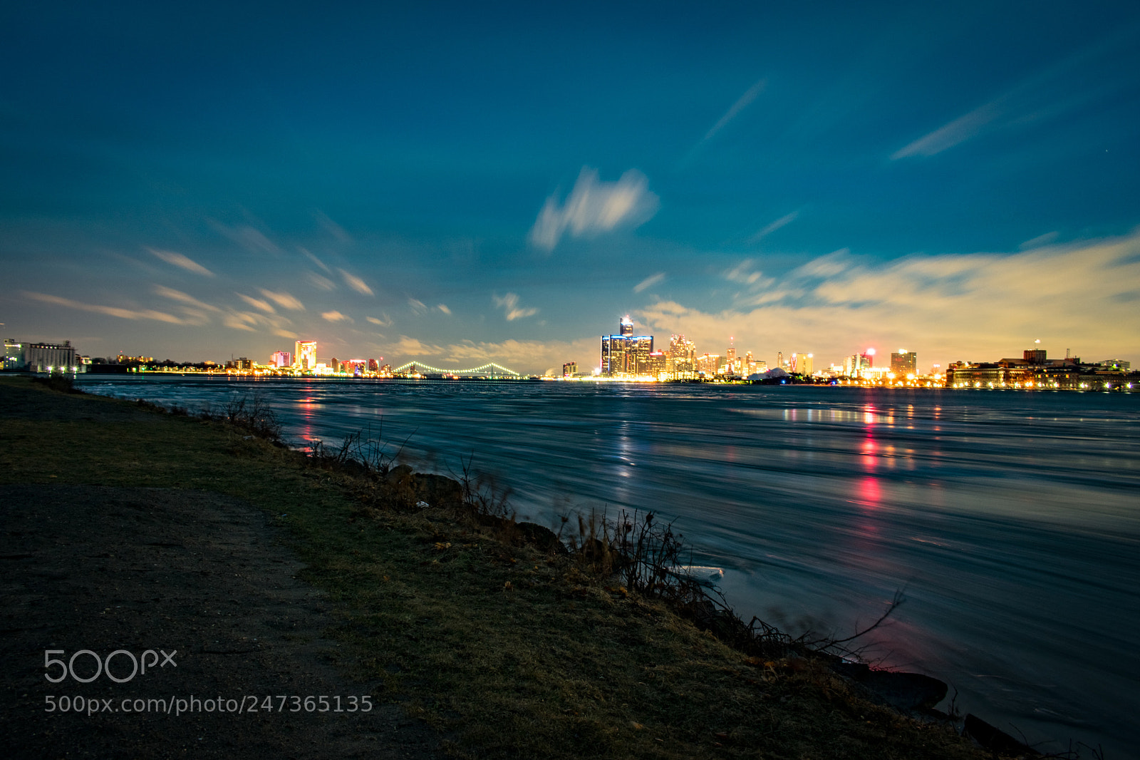 Nikon D3400 sample photo. Detroit from belle isle photography