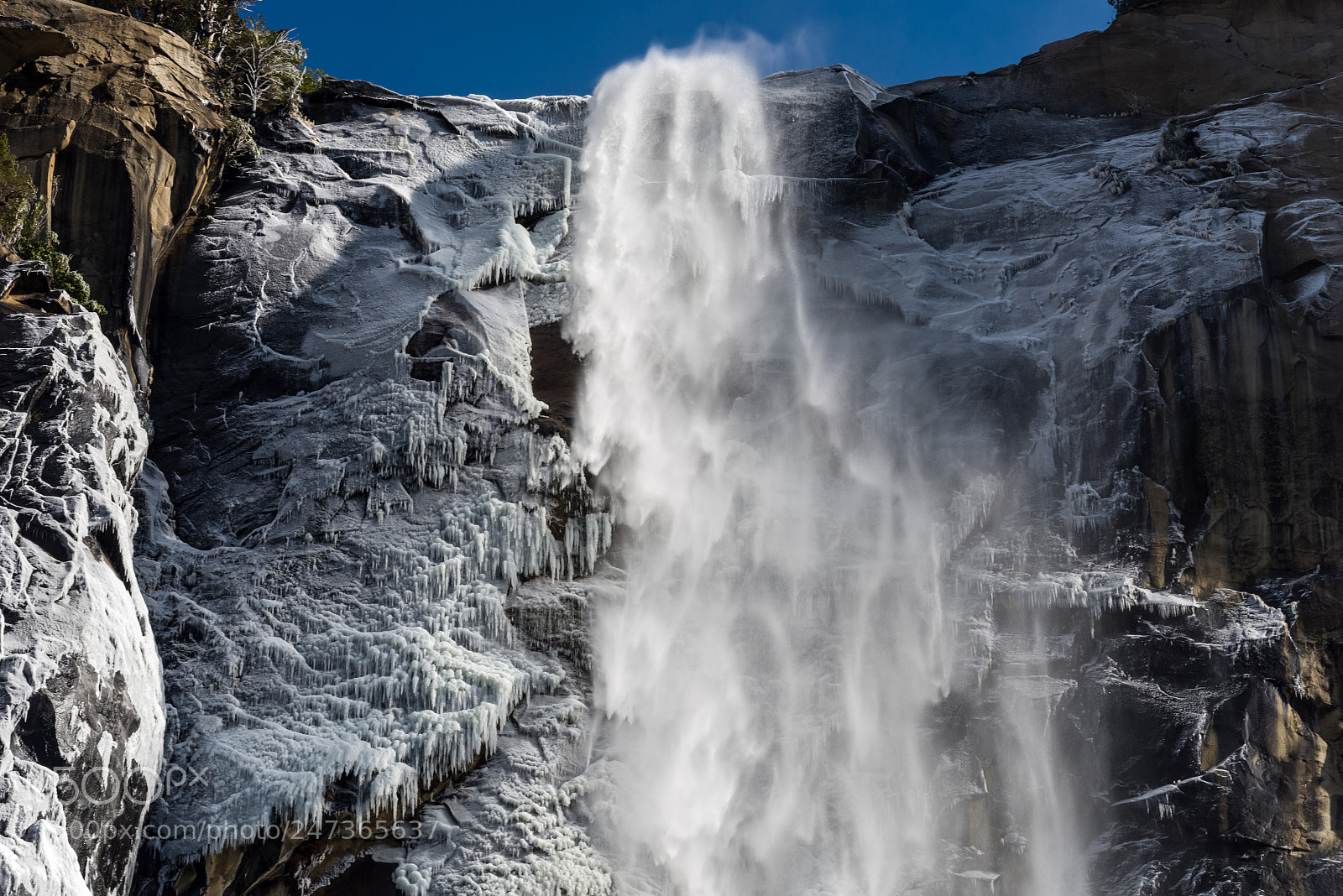 Nikon D810 sample photo. Bridalveil falls close up photography